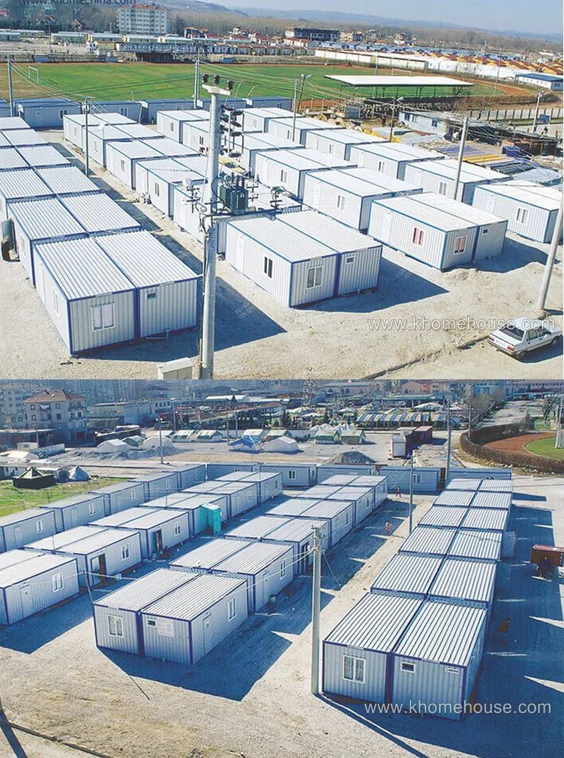 Prefab Fire Resistant Temporary Housing Drilling Exploration Camp Accommodation Container