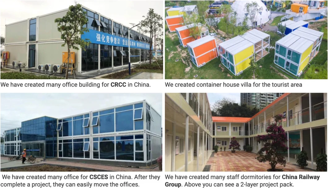 Temporary Building Home, Modern Module Portable Container House, Fast Assembly Detachable Container House