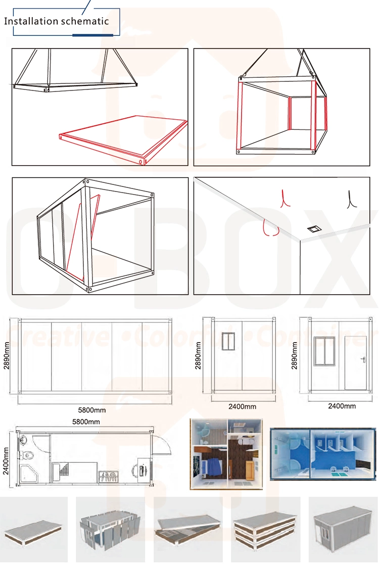 Prefab Container Homes Hospitals Flat Pack Clinic Container House