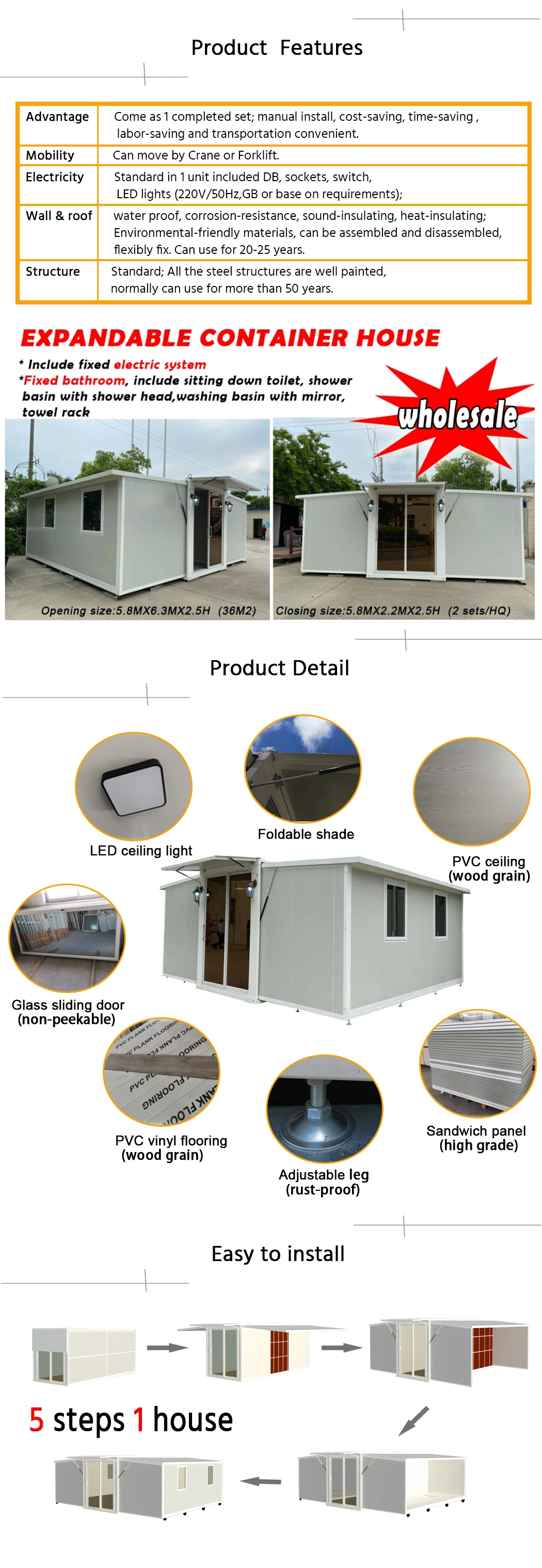 Luxury Shipping Expandable Container Homes Near Me