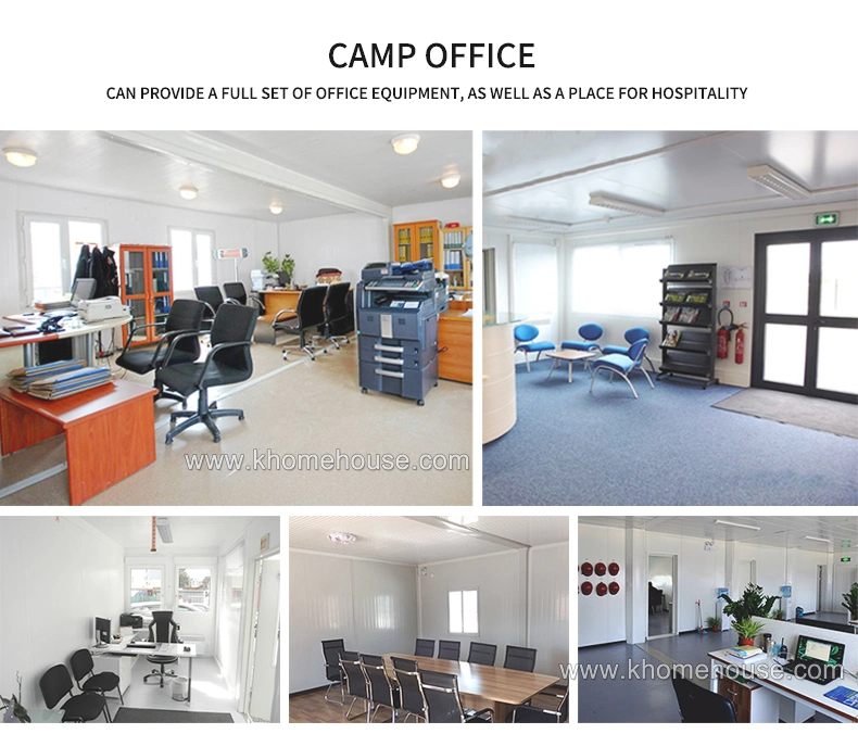 Prefab Fire Resistant Temporary Housing Drilling Exploration Camp Accommodation Container