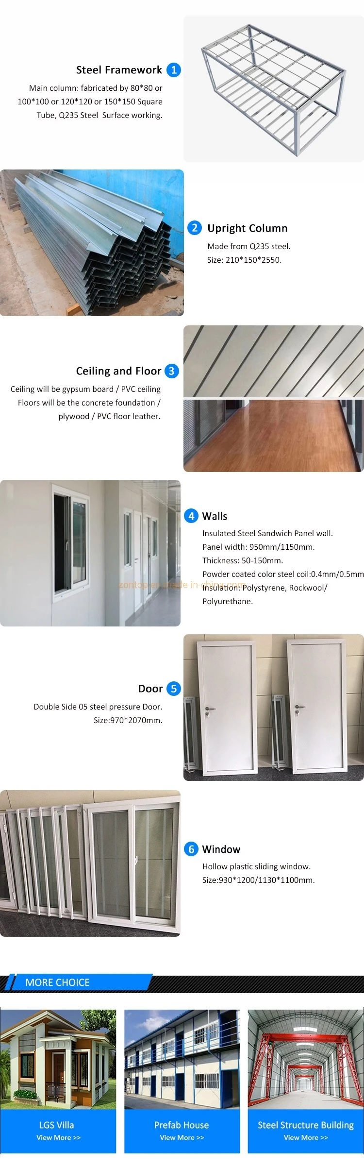 Luxury Eco Friendly Homes Prefabricated Tiny Container Houses for Living