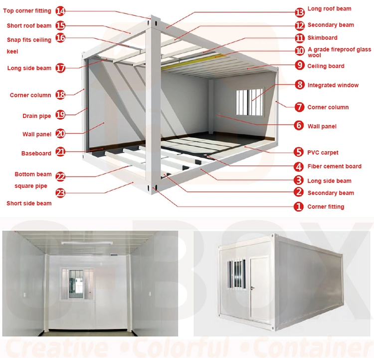 Prefab Container Homes Hospitals Flat Pack Clinic Container House