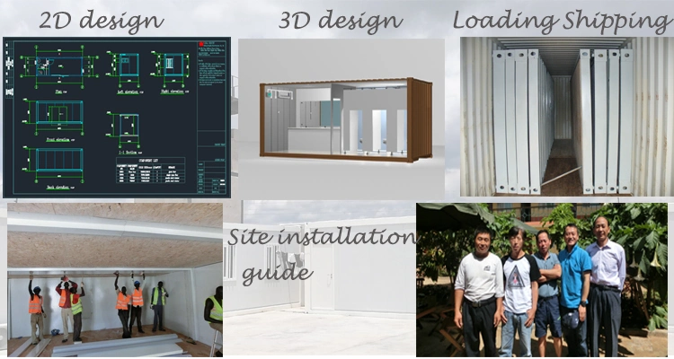 Good Quality Apartment Building 20FT 40FT Prefab Container Homes
