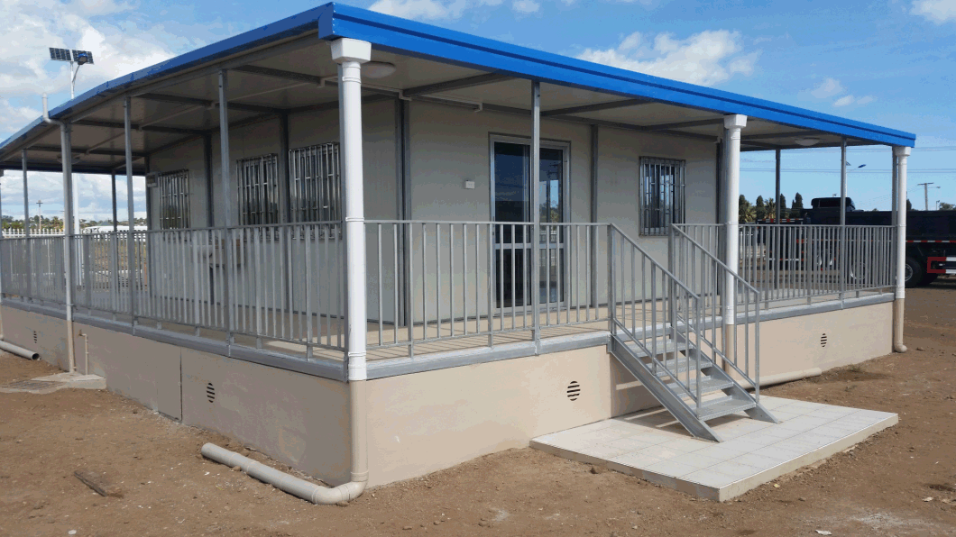 Military Camp Accommodation Used Modular Container House Prefabricated Temporary Housing
