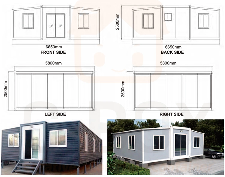 Military Camp Accommodation Used Modular Container House Prefabricated Temporary Housing