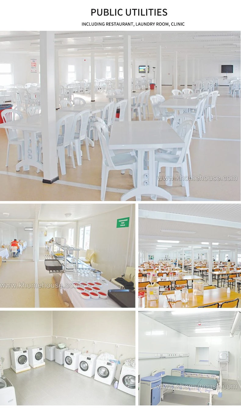 Prefab Fire Resistant Temporary Housing Drilling Exploration Camp Accommodation Container