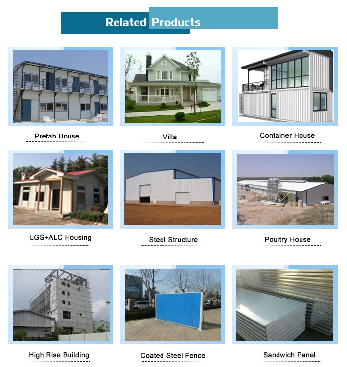 Standard Shipping Container Size House for Site Cabin and Temporary Office