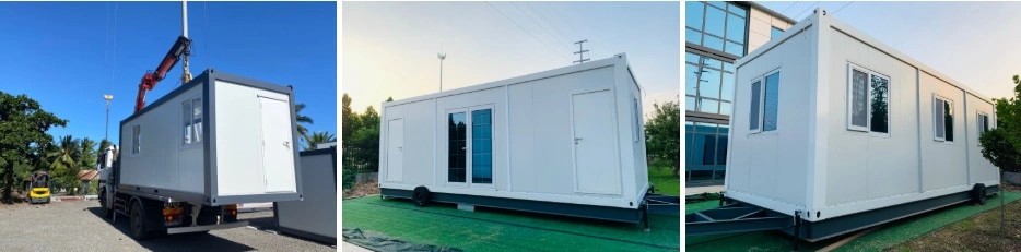 Cheap Standard 20FT Living Prefab Container Homes Easy to Transport Foldable 20FT Container