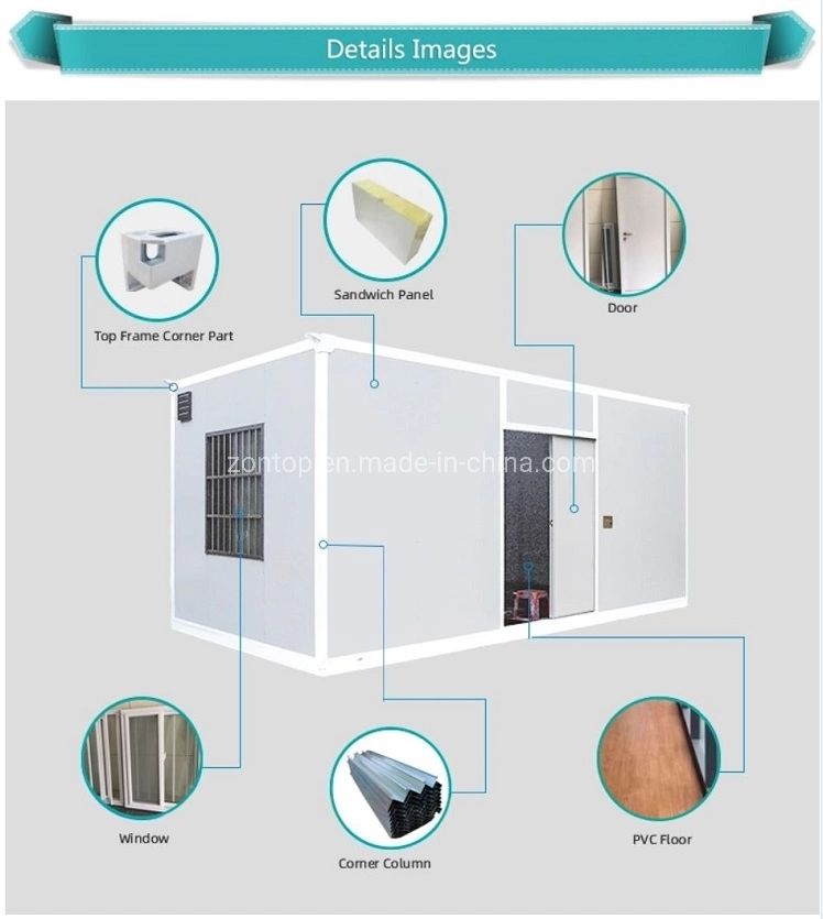 20FT 40FT Shipping Luxury Home Modern Glass Container House for Sale