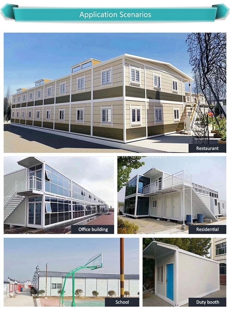 Cheap Price Foldable Container Homes 40FT House Modular Prefabricated Folding Container