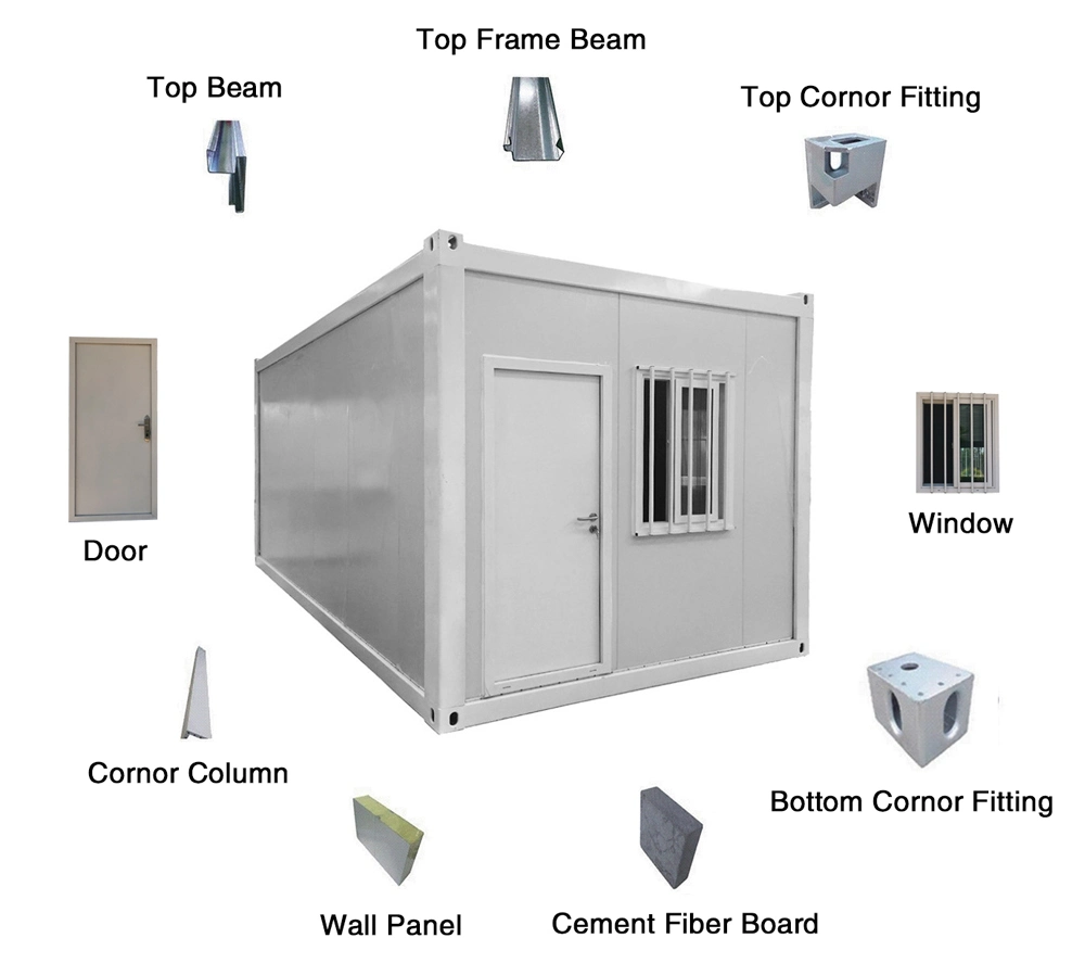 Eco Friendly Prefab Homes Flat Pack Container House