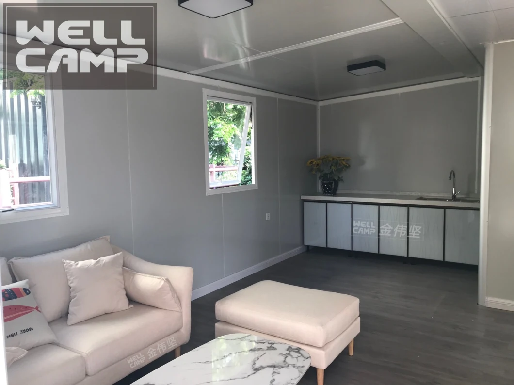China Prefabricated Mobile Tiny Portable Shipping Steel Luxury Container Dorm House