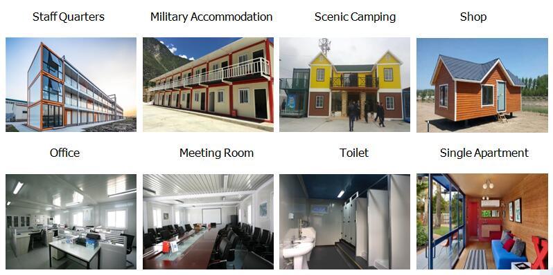 Most Economical Prefab Houses Container Flat Pack Metal Portable House Framing Modular Homes