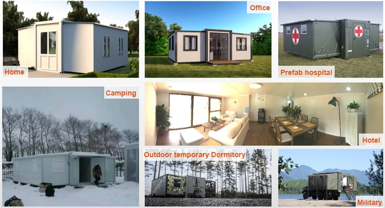 Military Camp Accommodation Used Modular Container House Prefabricated Temporary Housing