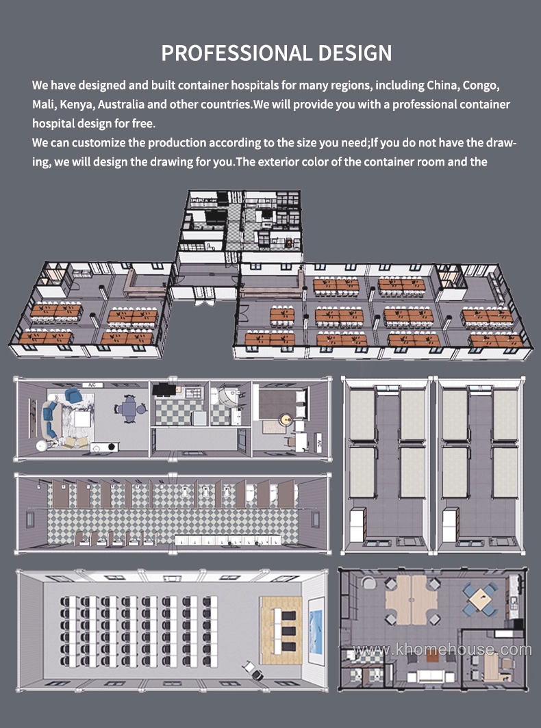 Prefab Fire Resistant Temporary Housing Drilling Exploration Camp Accommodation Container