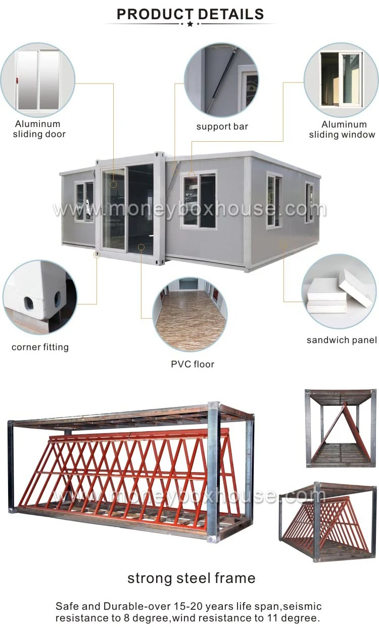 Customized Design Furnished Modern Mobile Prefab Container Luxury Modular Homes