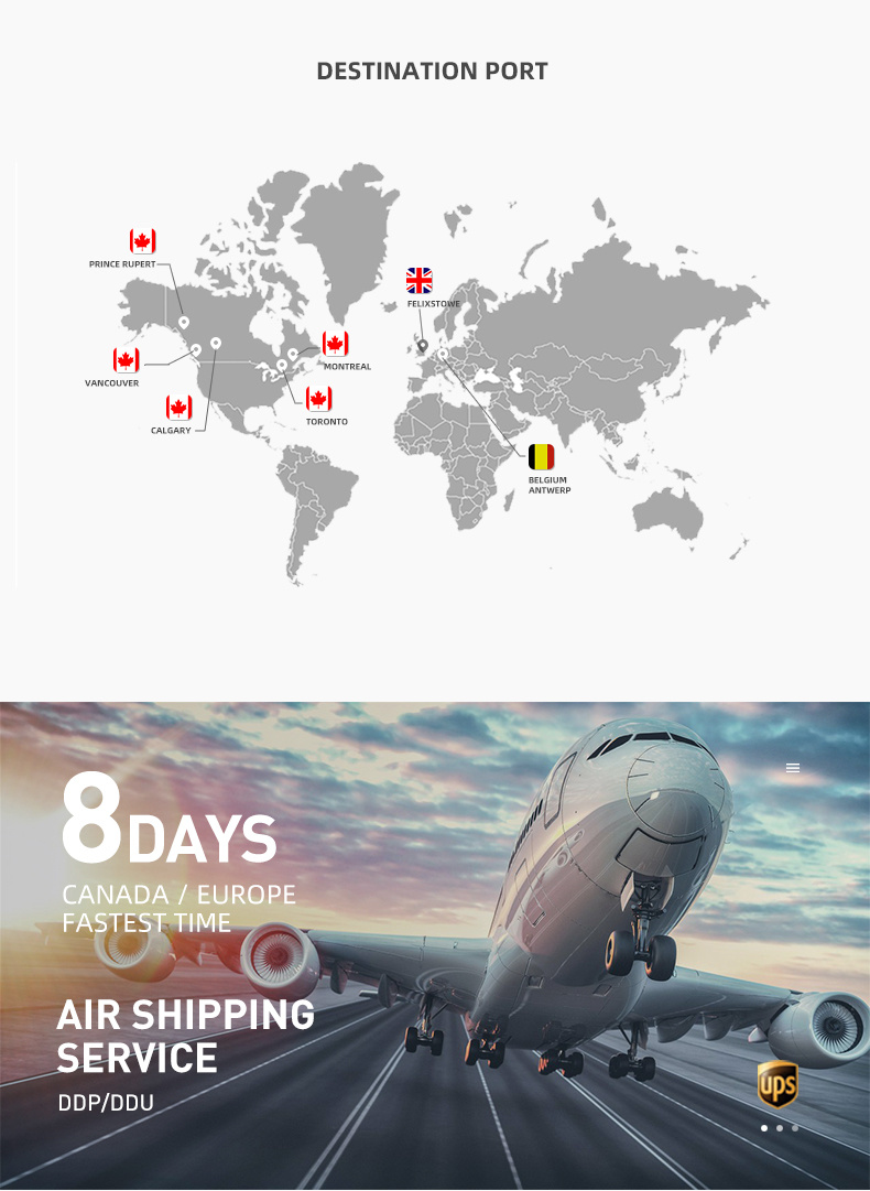 Shipping Container From China to Europe Ocean Freight Air Cargo Service Freight Forwarder