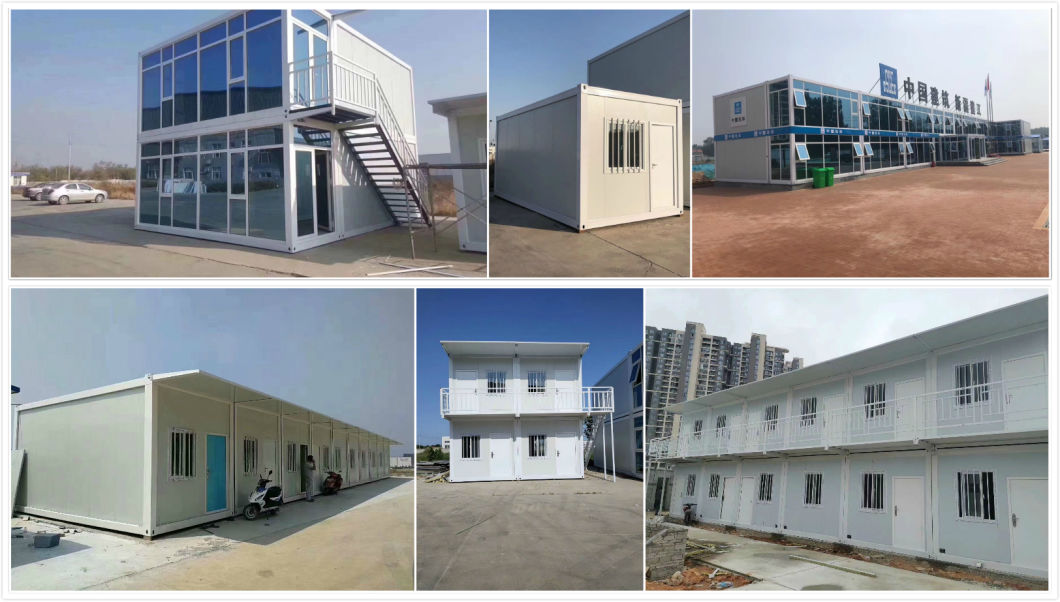 Low Price Customized Luxury Galvanized Steel Structure Prefabricated Container House 40 Containers Foot Houses