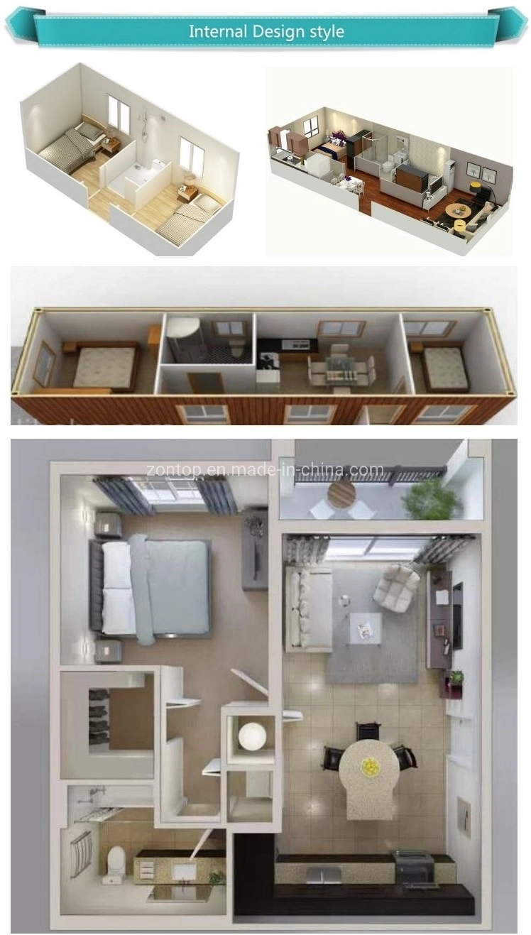 Cheap Price Foldable Container Homes 40FT House Modular Prefabricated Folding Container